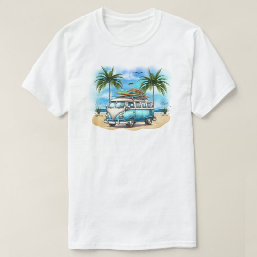 Beach Van T - Shirt (Design vorne)