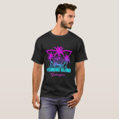 Beach Vaporwave Vacation St Simons Island T-Shirt (Vorne ganz)