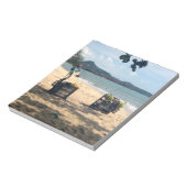 Beach Vendings ... Lamai Beach, Koh Samui Island Notizblock (Rotiert)