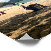 Beach Vendings ... Lamai Beach, Koh Samui Island Poster (Ecke)