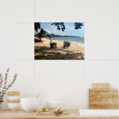 Beach Vendings ... Lamai Beach, Koh Samui Island Poster (Küche)
