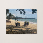 Beach Vendings ... Lamai Beach, Koh Samui Island Puzzle (Horizontal)
