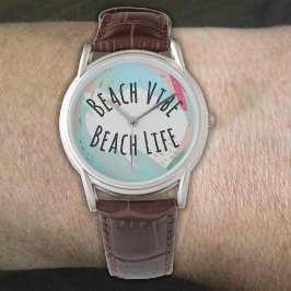 Beach Vibe Beach Life Armbanduhr