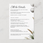 Beach Vibe Begleitkarte (Vorderseite)