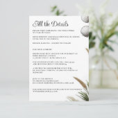 Beach Vibe Begleitkarte (Stehend Vorderseite)