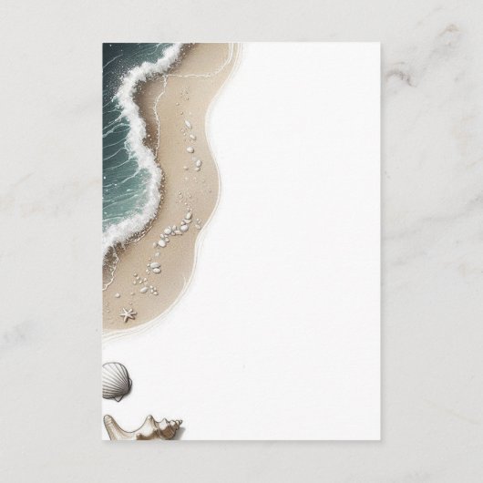 Beach Vibe Begleitkarte (Rückseite)