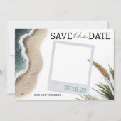 Beach Vibe Foto Save the Date (Vorderseite)