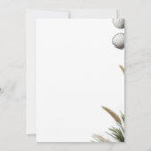 Beach Vibe Foto Save the Date (Rückseite)