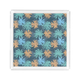Beach Vibe Palm Tree Acryl Tablett