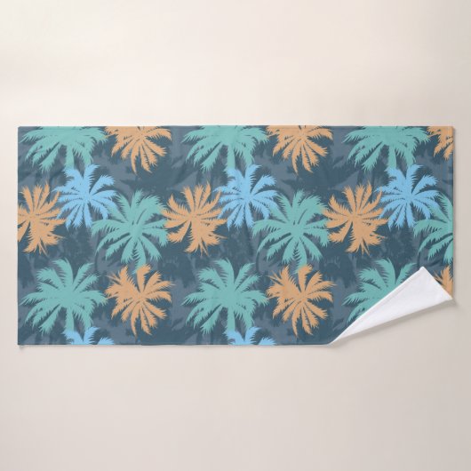 Beach Vibe Palm Tree Badehandtuch (Badehandtuch)