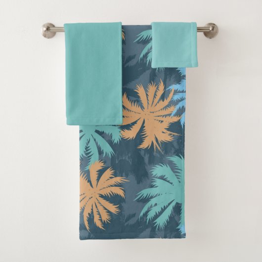 Beach Vibe Palm Tree Badhandtuch Set (Insitu)