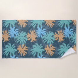 Beach Vibe Palm Tree Strandtuch