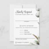 Beach Vibe RSVP Karte (Vorderseite)