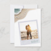 Beach Vibe RSVP Karte (Rückseite)