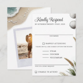 Beach Vibe RSVP Karte