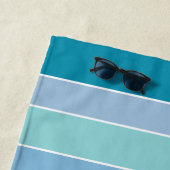 Beach Vibe Stripes in Blues Strandtuch (Beispiel)