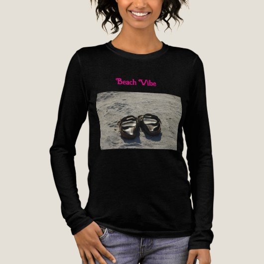 Beach Vibe Tri-Blend Shirt (Vorderseite)