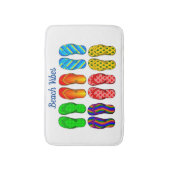 Beach Vibes Bath Mat Badematte (Vorderseite Vertikal)