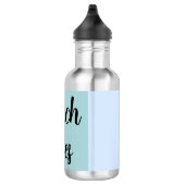 Beach Vibes, Blue Stripes Edelstahlflasche (Rechts)
