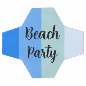 Beach Vibes, Blue Stripes Fußball (Flach)