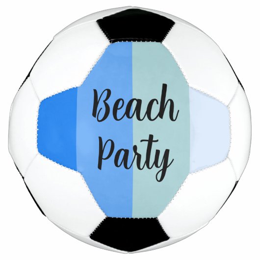 Beach Vibes, Blue Stripes Fußball (Vorderseite)