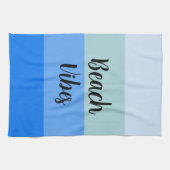 Beach Vibes, Blue Stripes Geschirrtuch (Horizontal)