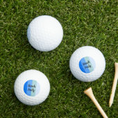 Beach Vibes, Blue Stripes Golfball (Insitu Gras)