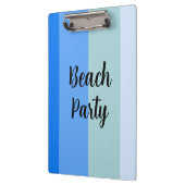 Beach Vibes, Blue Stripes Klemmbrett (Links)