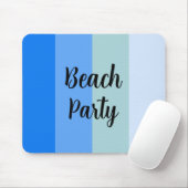 Beach Vibes, Blue Stripes Mousepad (Mit Mouse)
