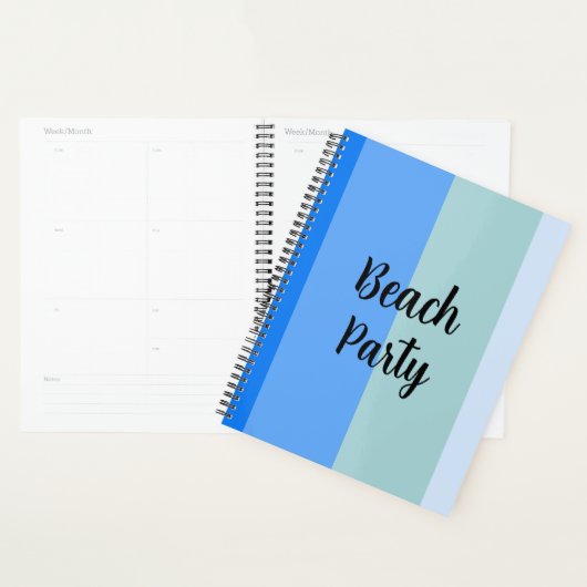 Beach Vibes, Blue Stripes Planer (Anzeige)