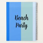 Beach Vibes, Blue Stripes Planer (Rückseite)