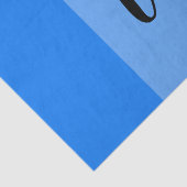Beach Vibes, Blue Stripes Seidenpapier (Detail)