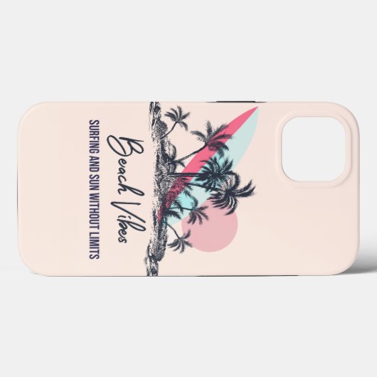 Beach Vibes Case-Mate iPhone Hülle (Rückseite (Horizontal))