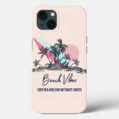 Beach Vibes Case-Mate iPhone Hülle (Rückseite)