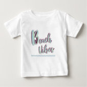 Beach Vibes Fun Summer Graphic Cool Blue T - Shirt (Vorderseite)