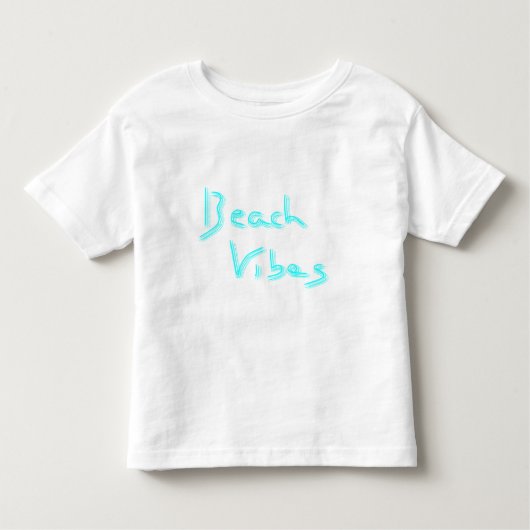 Beach Vibes Fun Summer Graphic Niedlicher T - Shir Kleinkind T-shirt (Vorderseite)