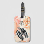 Beach Vibes Glamour Gepäckanhänger (Vorderseite Vertikal)