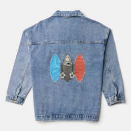 beach vibes jeansjacke