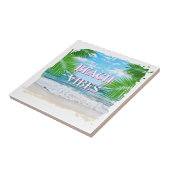Beach Vibes Keramik Tile Fliese (Seite)