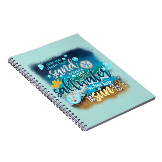 Beach Vibes Notizblock (Rechte Seite)