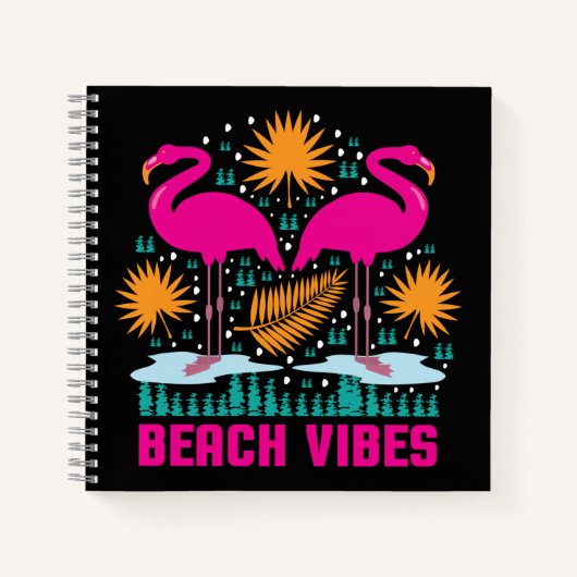 Beach Vibes Notizblock (Vorderseite)