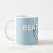 Beach Vibes nur Not leidende Hütte Holz Lumbar P Kaffeetasse (Links)