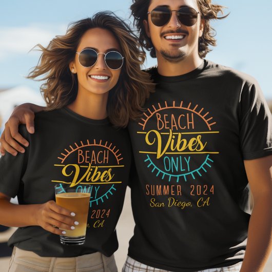 Beach Vibes Only Group Vacation T-Shirt