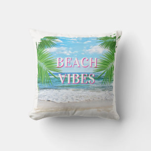 Beach Vibes Outdoor Throw Kissen
