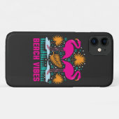 Beach Vibes Pink Flamingos-19501 Case-Mate iPhone Hülle (Rückseite (Horizontal))