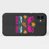 Beach Vibes Pink Flamingos-19501 Case-Mate iPhone Hülle (Rückseite (Horizontal))