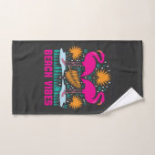 Beach Vibes Pink Flamingos-19501 Handtuch (Handtuch)