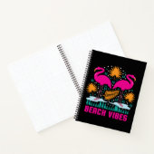 Beach Vibes Pink Flamingos-19501 Notizblock (Innenseite)