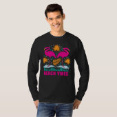 Beach Vibes Pink Flamingos-19501 T-Shirt (Vorne ganz)