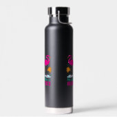 Beach Vibes Pink Flamingos-19501 Trinkflasche (Links)